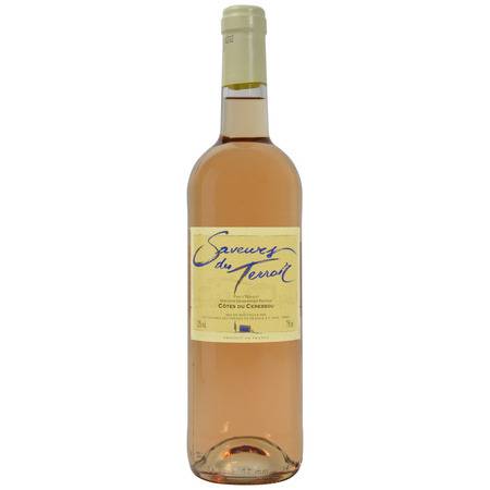 Vin rosé IGP Pays d'Herault Côtes du ceressou  SAVEURS DU TERROIR - la bouteille de 75cL