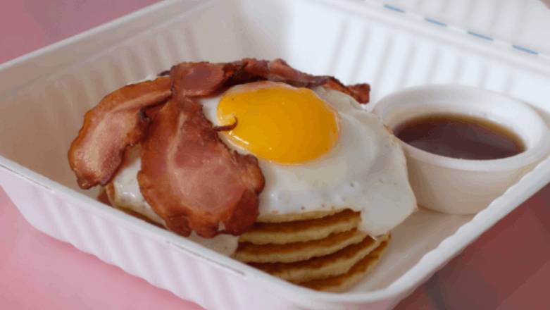 Egg & Bacon Pancakes
