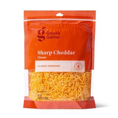 Good & Gather Shredded Sharp Cheddar Classic Smoked Cheese (1 lbs)