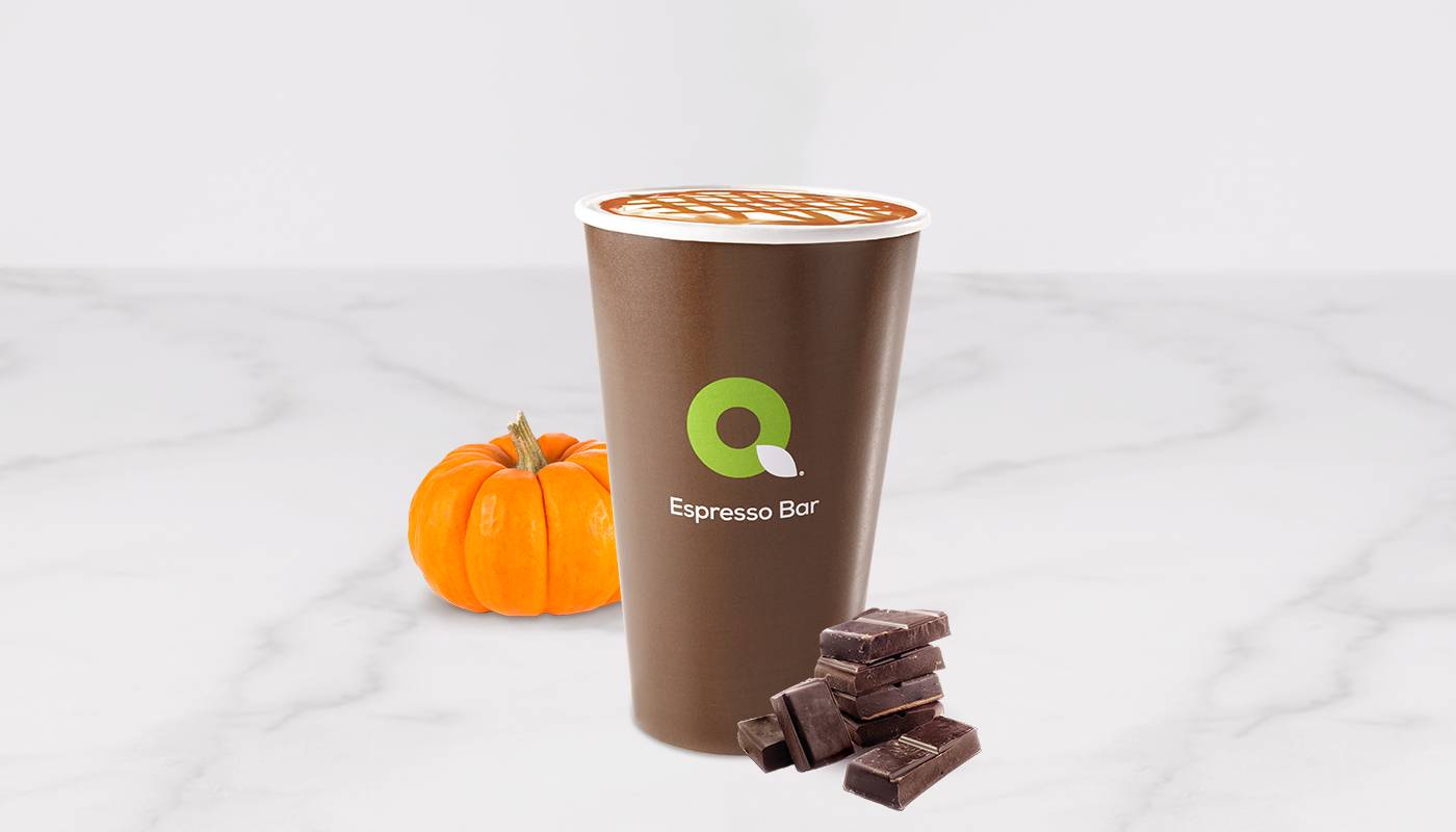 Hot Pumpkin Mocha Macchiato 16 oz