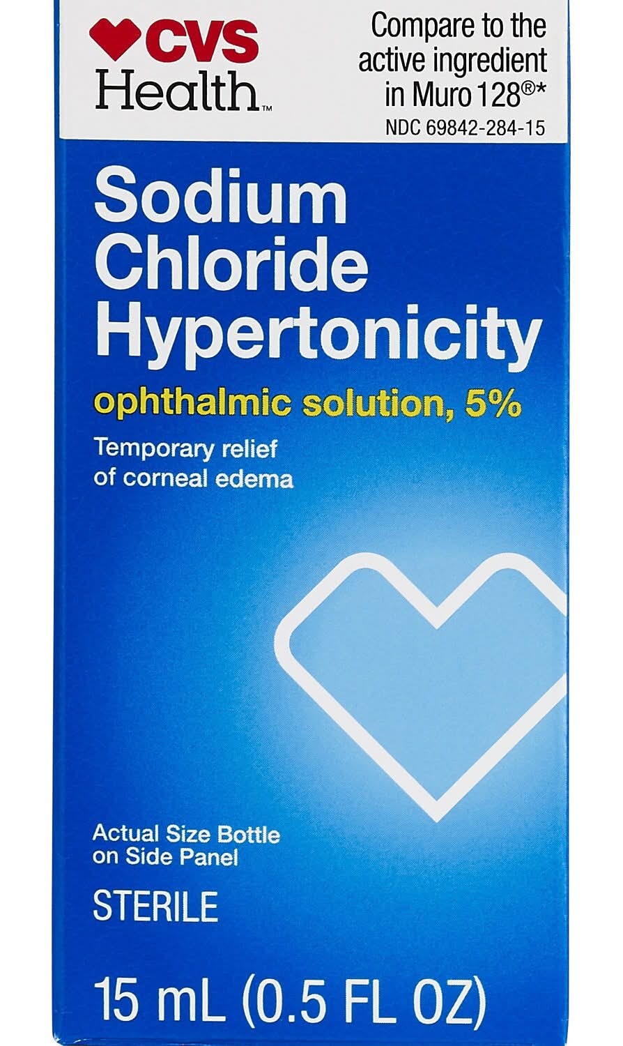 CVS Pharmacy Ophthalmic Solution Hypertonicity Eye Drops (0.5 fl oz)