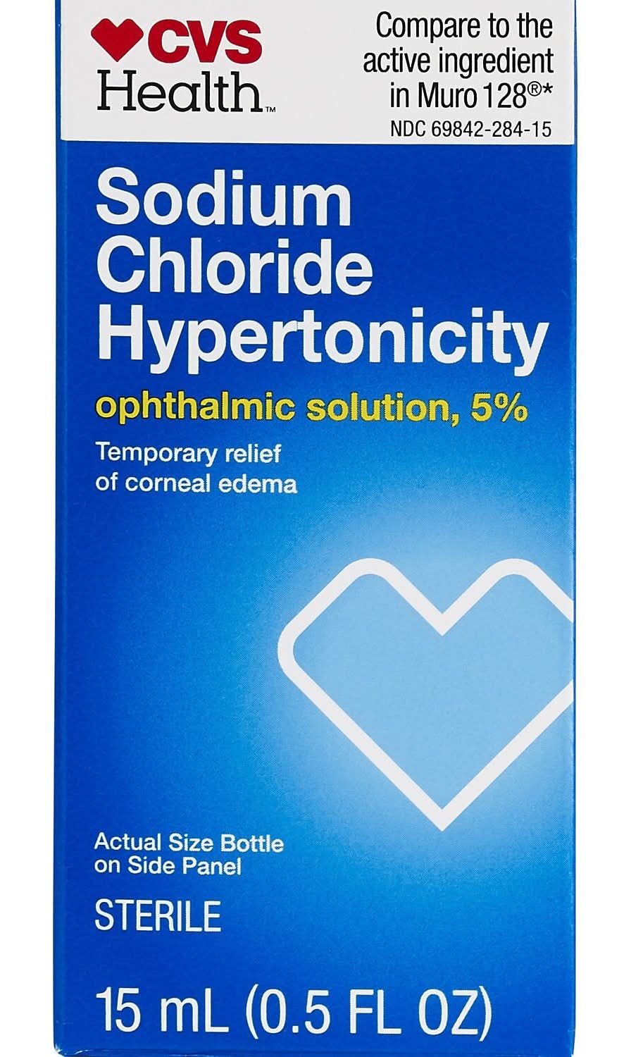 CVS Pharmacy Ophthalmic Solution Hypertonicity Eye Drops (0.5 fl oz)