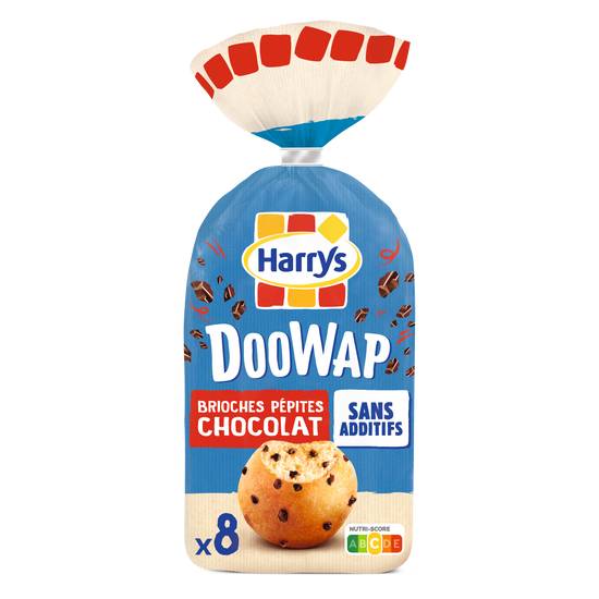 Harrys - Doowap brioches sans additifs aux pépites de chocolat (8 pièces)