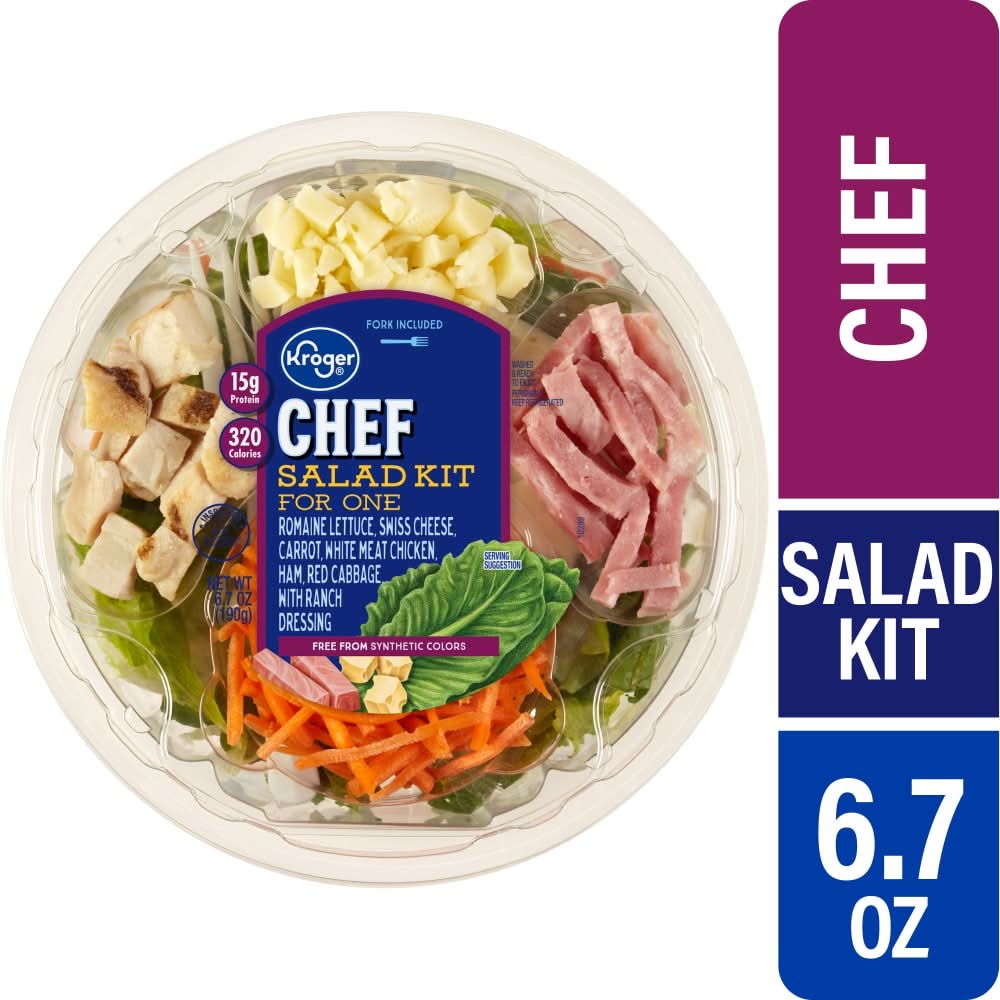 Kroger Chef Salad Kit (6.7 oz)