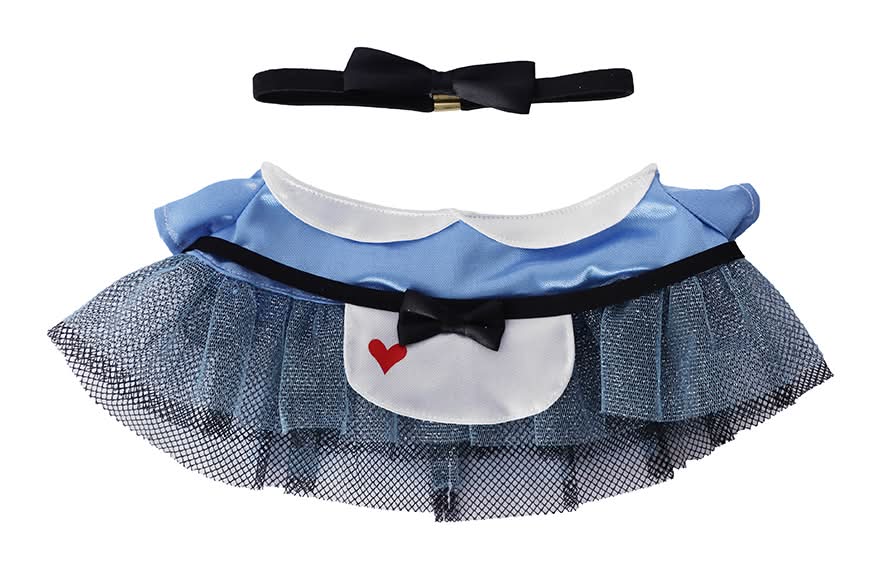 Disfraz Para Sra. Miniso Vestido Alicia Textil Azul 30x11 cm    2 Piezas