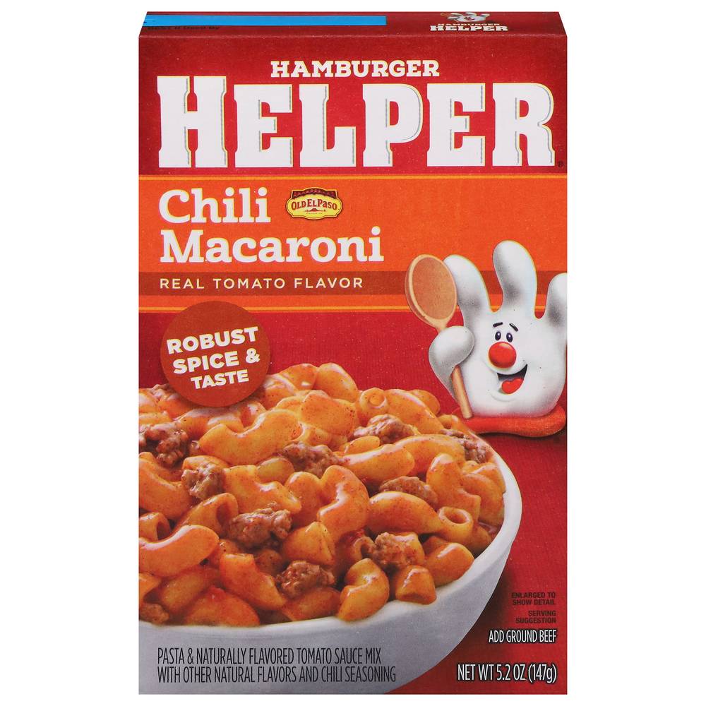 Hamburger Helper Chili Macaroni Pasta and Sauce Mix, Tomato (5.2 oz)