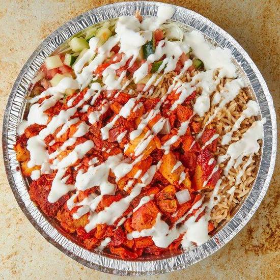 Chicken over Rice Platter (12")