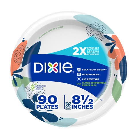 Dixie 2X Everyday Plates, 8.5 in (90 ct)