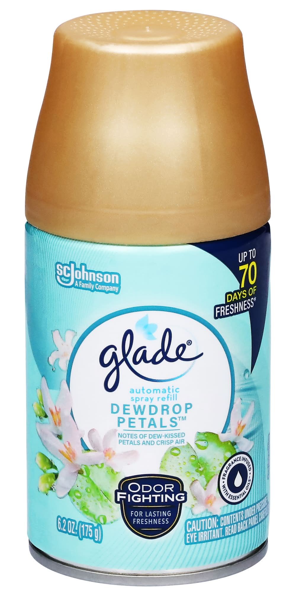 Glade Automatic Spray Air Freshener Refill, Dewdrop Petals (6.2 oz)