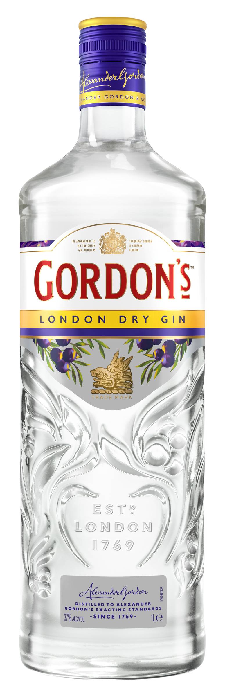 Gordons Dry Gin 1 Litre ea
