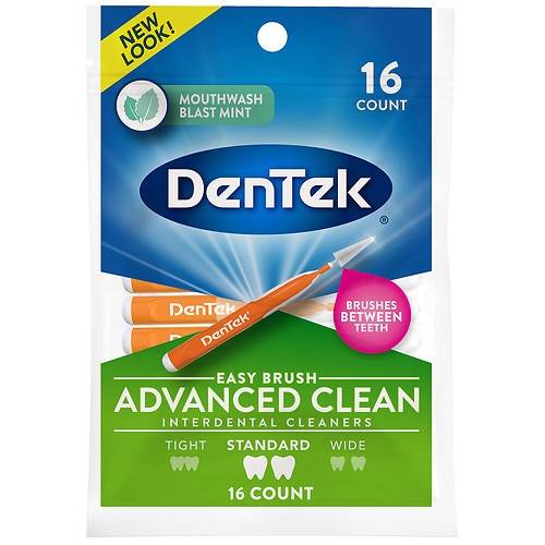 DenTek Easy Brush Cleaners Standard - 16.0 ea