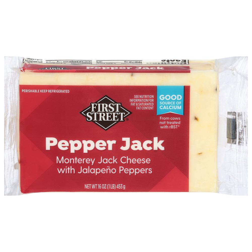 First Street Pepper Jack Cheese (16 oz)