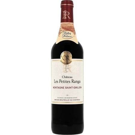 Vin rouge Bordeaux Montagne Saint Emilion CHATEAU LES PETITES RANGA "REFLETS DE FRANCE" - la bouteille de 75cL