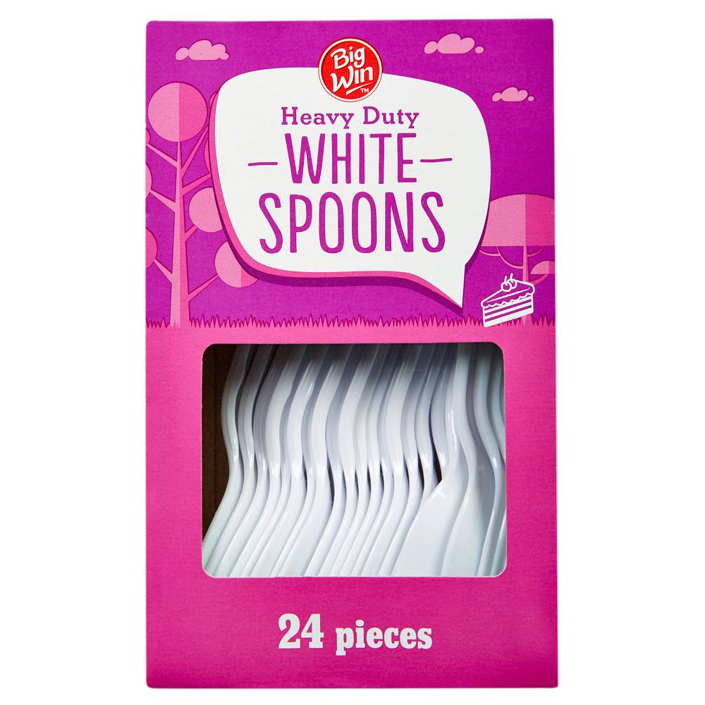 Big Win Heavy Duty Spoons (24 Ct)