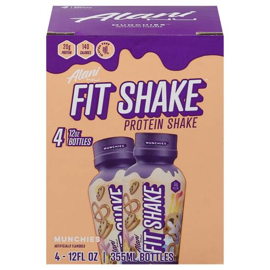 Alani Nu Fit Shake Munchies Protein Shake (4 pack, 12 fl oz)