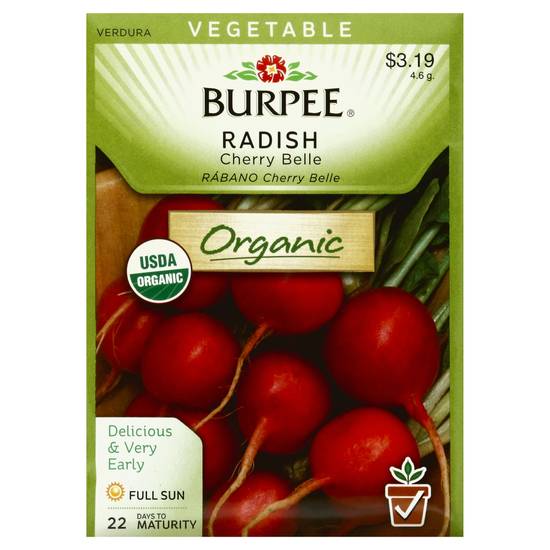 Burpee Radish Cherry Belle Seeds (1 ct)