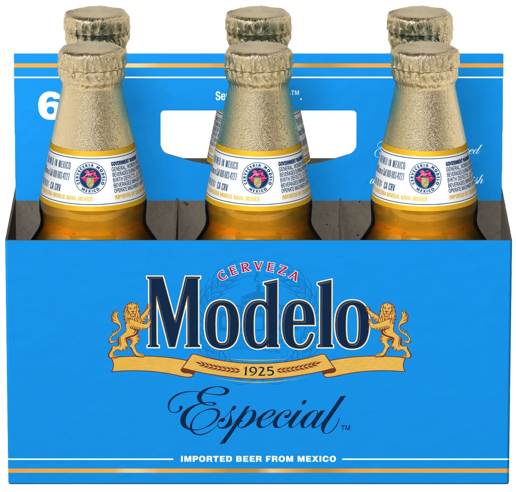 Modelo Especial Mexican Lager Beer (6 x 12 fl oz)