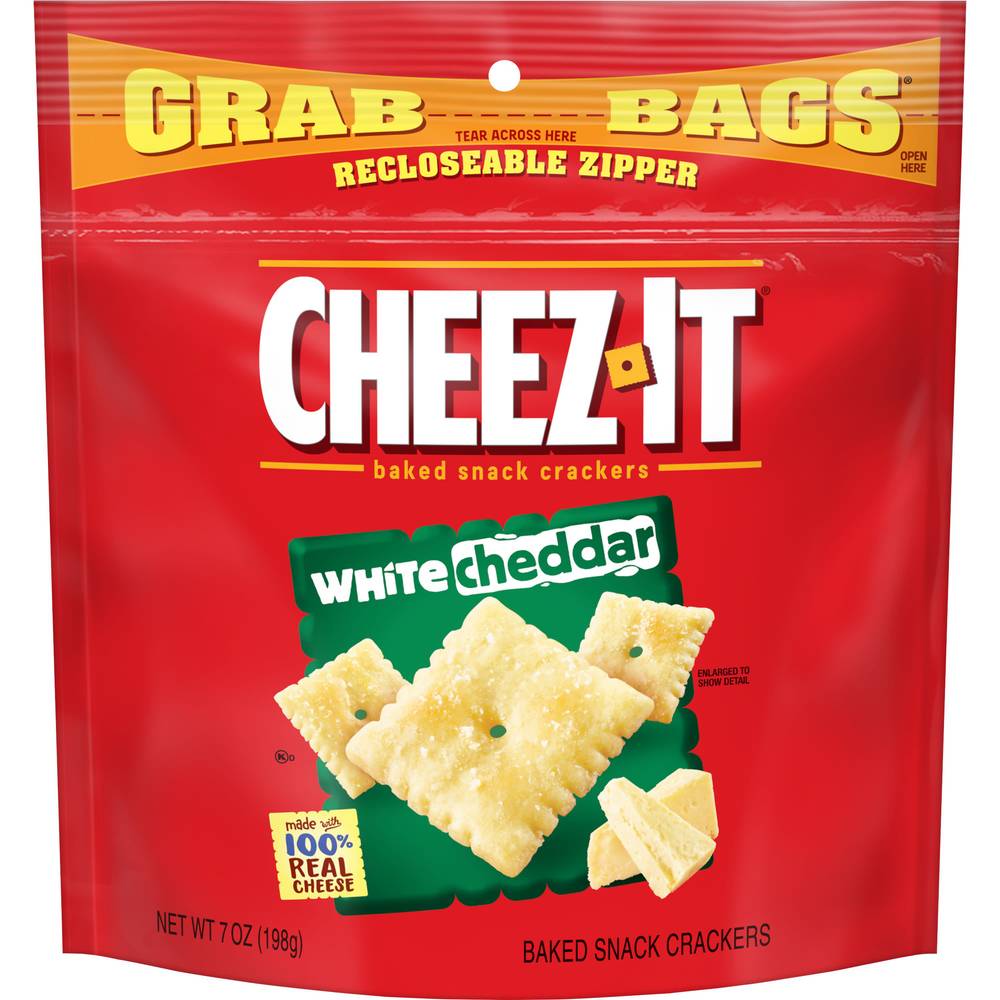 Cheez-It White Cheddar Snack Crackers (7 oz)