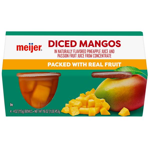 Meijer Diced Mangos