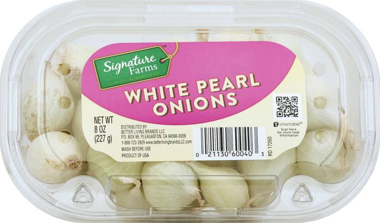 Signature Farms White Pearl Onions (8 oz)