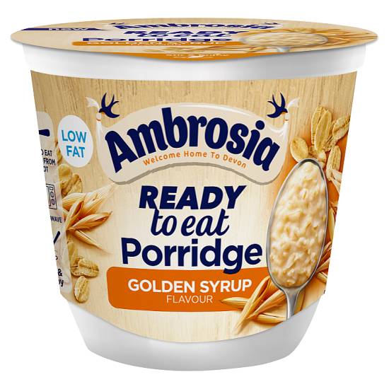 Ambrosia Ready To Eat Porridge Pot Golden Syrup Flavour (210g)