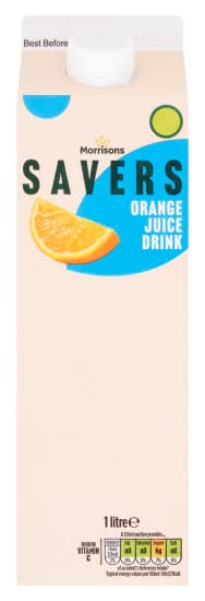 Morrisons Savers Orange Juice Drink (1L)