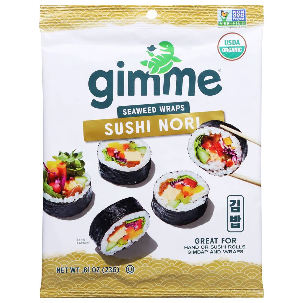 Gimme Sushi Nori Seaweed Wraps (0.81 oz)