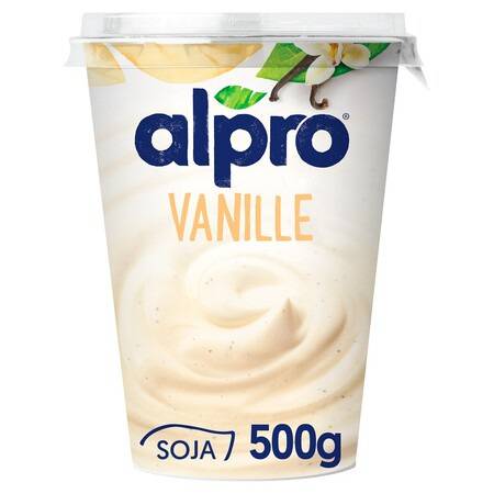 Dessert végétal soja nature vanille ALPRO - le pot de 500g