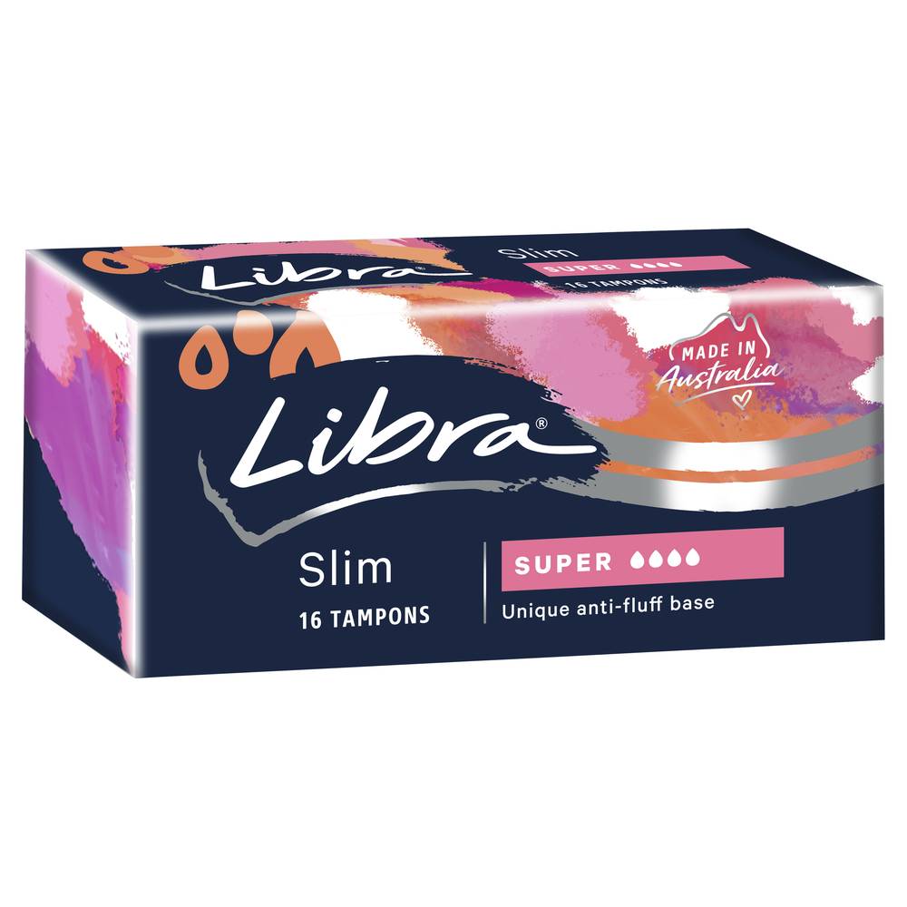 Libra Slim Super Unique AntiFluff Base Tampons Delivery Near Me
