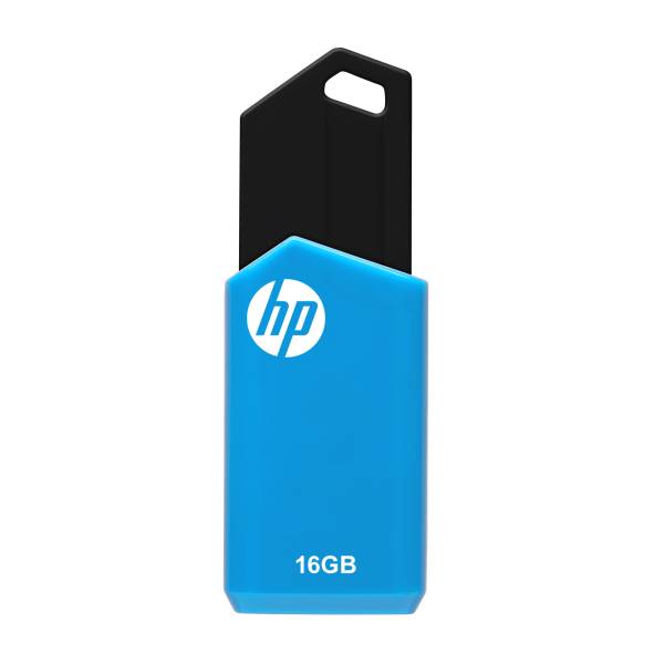 HP V150w Usb 2.0 Flash Drive, 16gb, Blue,