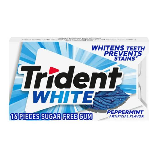 Trident White Peppermint 16ct