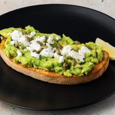 Smashed Avo On Sourdough