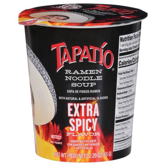 Tapatio Extra Spicy Flavor Ramen Noodle Soup