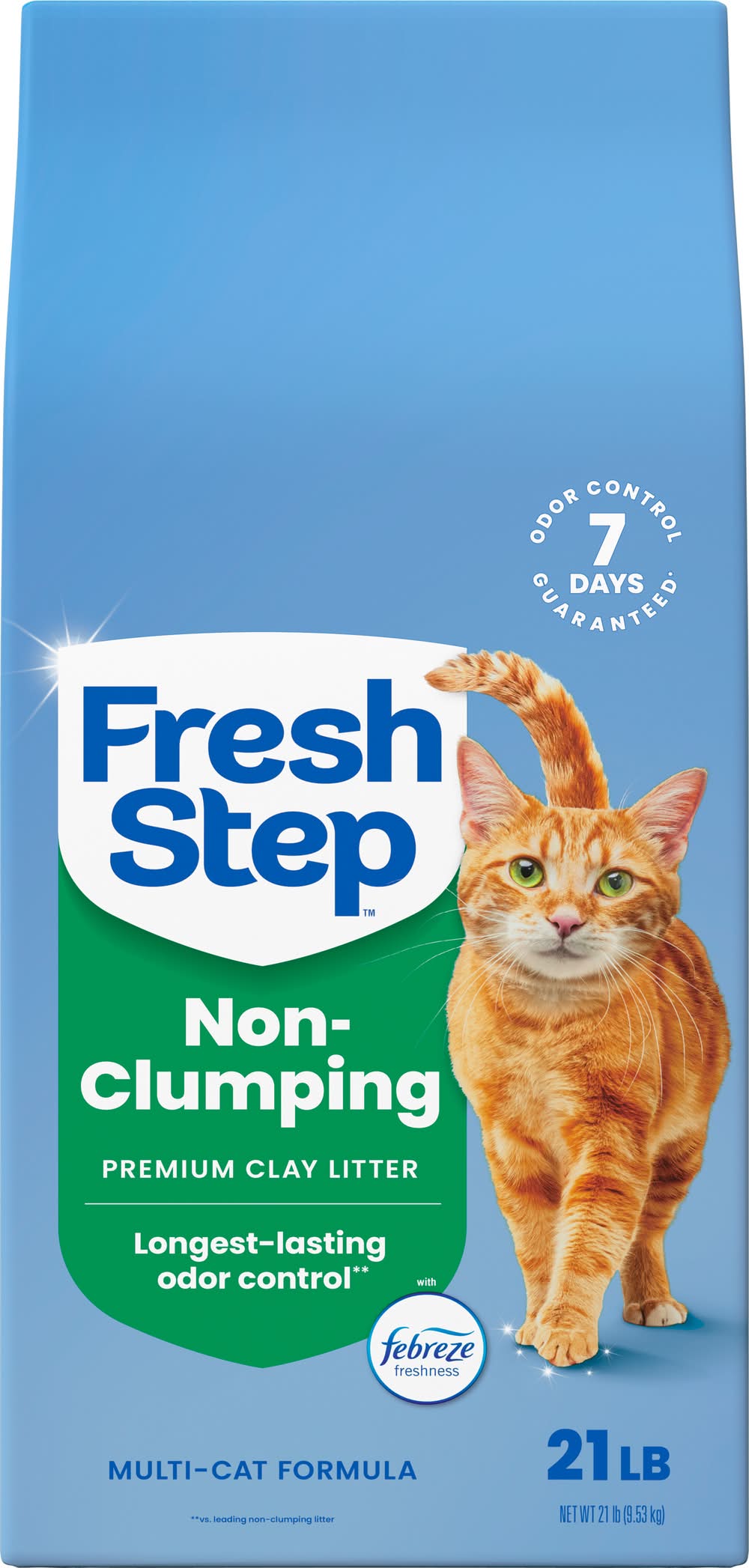 Fresh Step Non-Clumping Premium Clay Cat Litter (21 lbs)