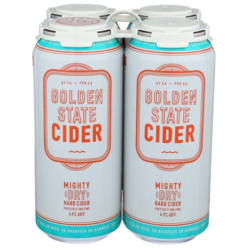 Golden State Cider Mighty Dry Hard 4 Pack Cans