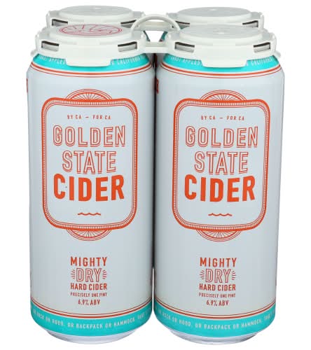 Golden State Cider Mighty Dry Hard 4 Pack Cans