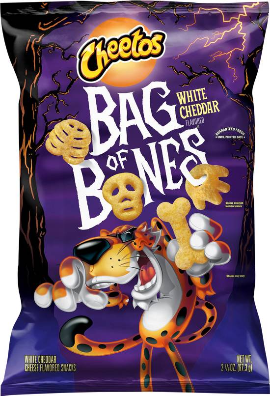 Cheetos Bag Of Bones Snacks (white cheddar cheese)
