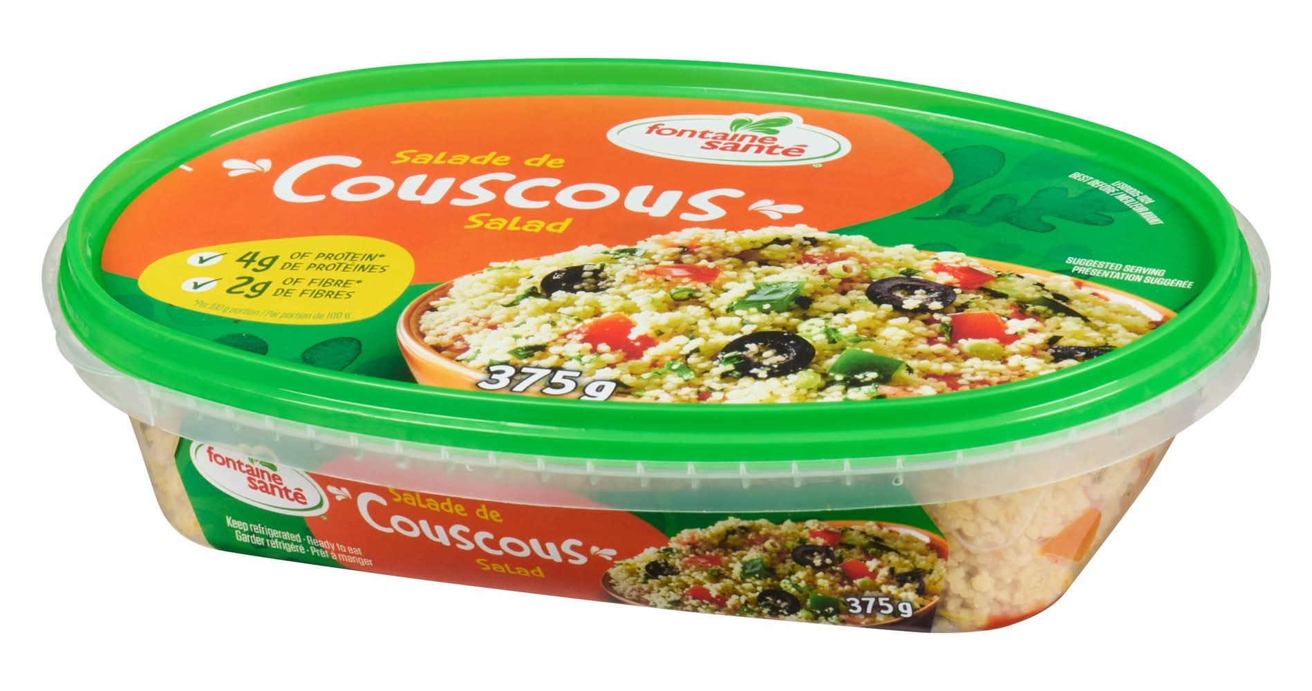 Fontaine santé salade de couscous - couscous salad