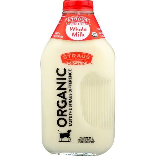 Straus Organic Whole Milk