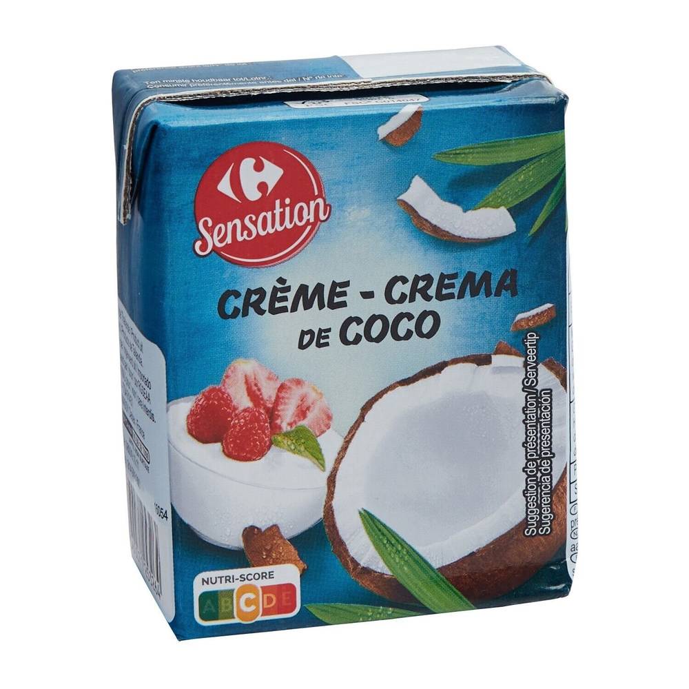 Carrefour Sensation - Crème de coco (200ml)