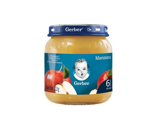 Colado Infantil Gerber Manzana Frasco 113 g