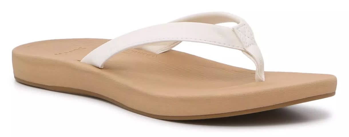 Sanuk Cosmic Shore Flip Flop (White Medium - 6)