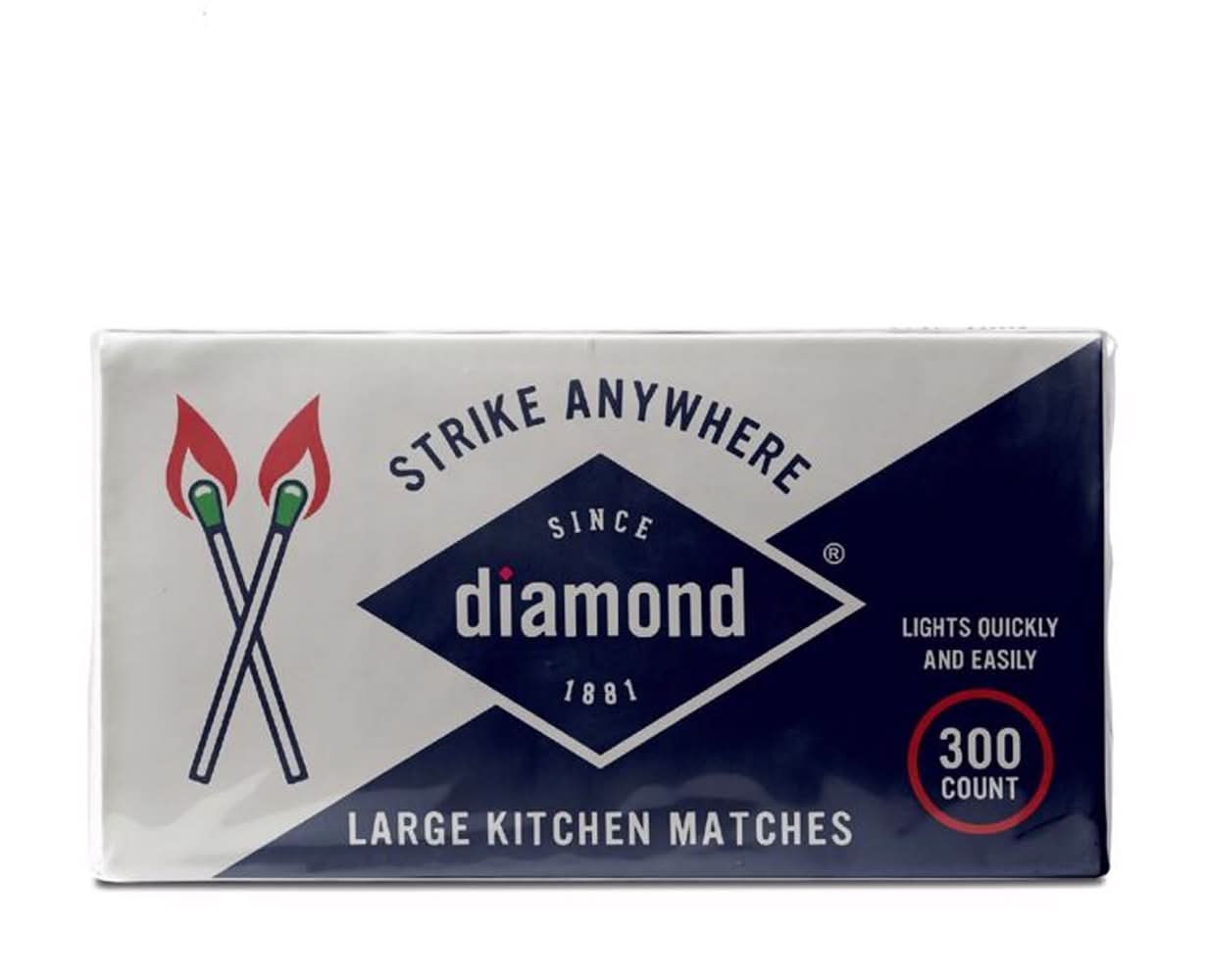 Diamond Greenlight 2 In. L Strike Anywhere Matches 300 Pc