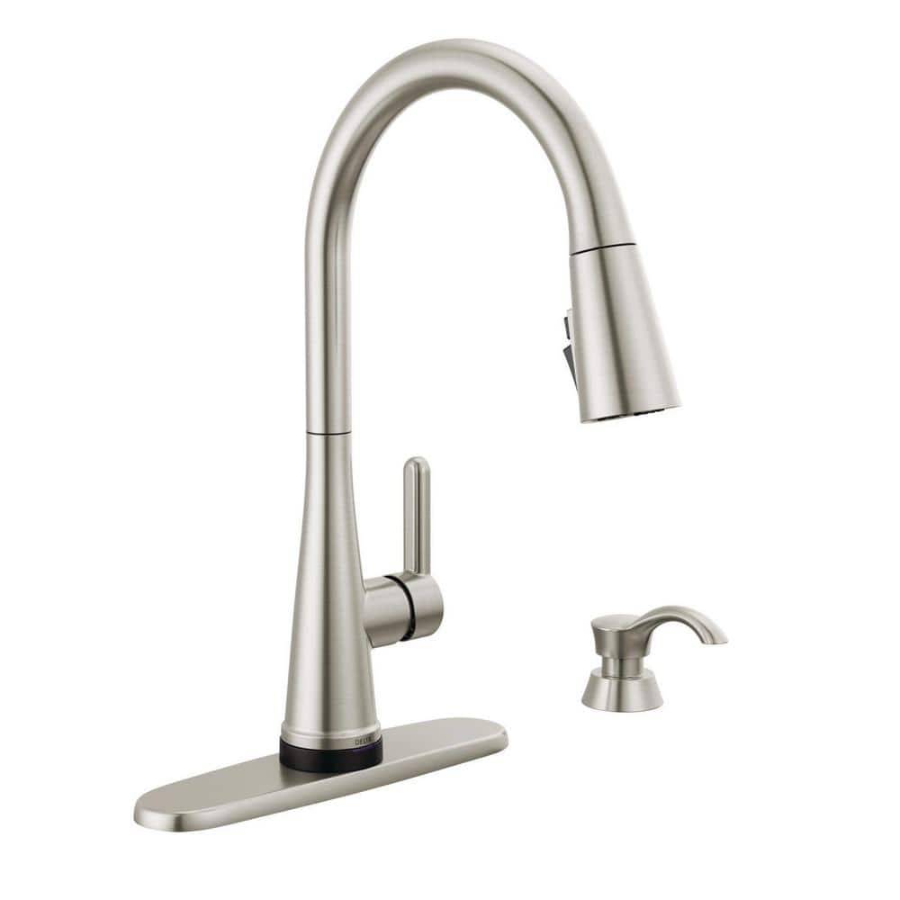 Delta Greydon Single Handle Pull Down Sprayer Kitchen Faucet