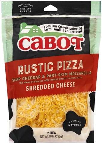 Cabot Artisan Pizza Shredded Cheese