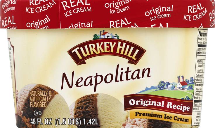 Turkey Hill Neapolitan Premium Ice Cream (48 fl oz)