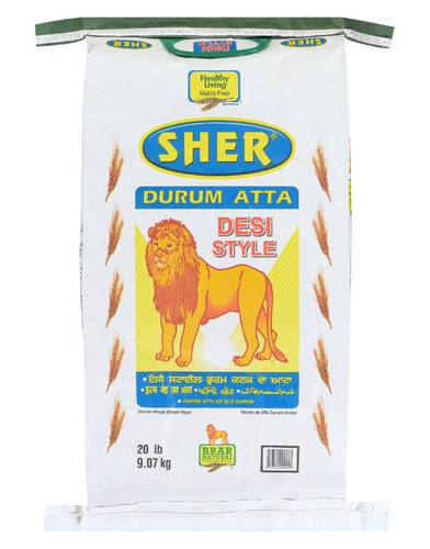 Sher Desi Style Durum Atta Flour (9.07 kg)