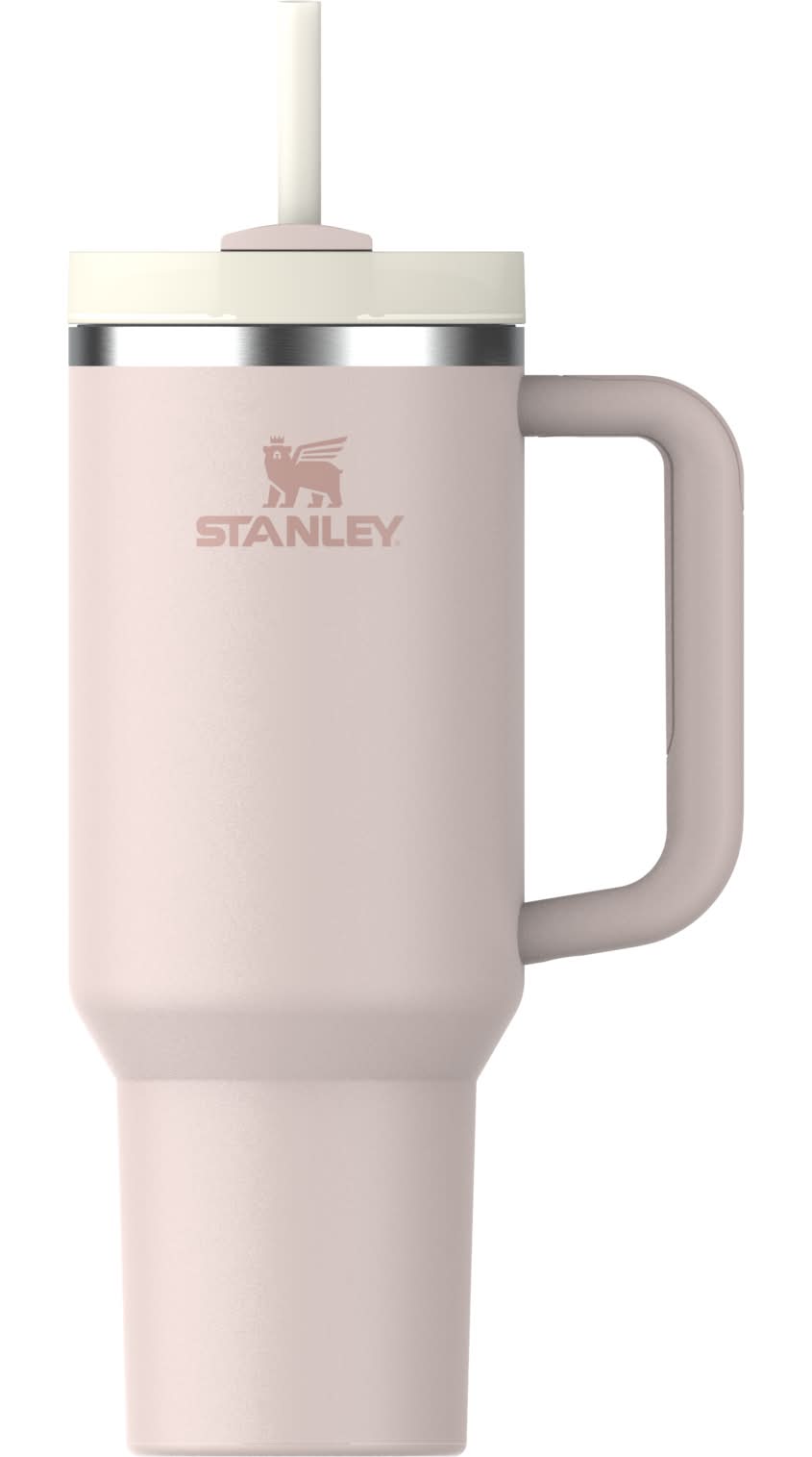 Stanley 40 -fl oz Stainless steel Insulated Water bottle - Rose Quartz
