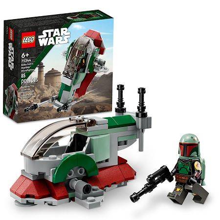 LEGO Star Wars Boba Fett's Starship Microfighter 75344 Building Toy (85 ct)