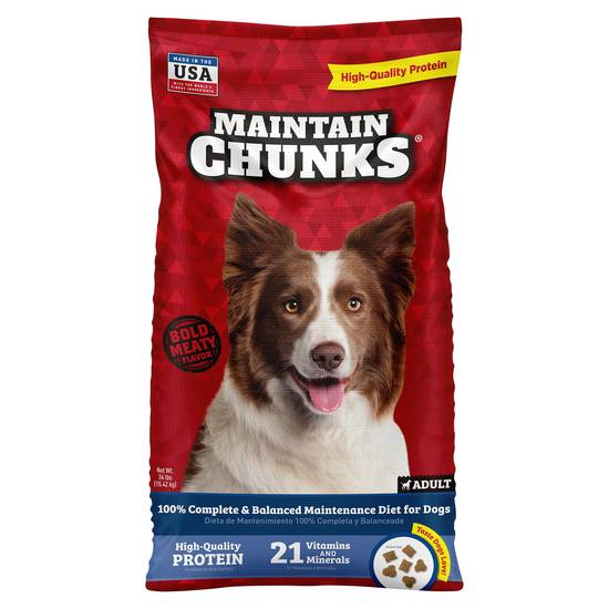 Maintain Chunks Complete & Balanced Bold Meaty Flavor Dog Food (34 lbs)